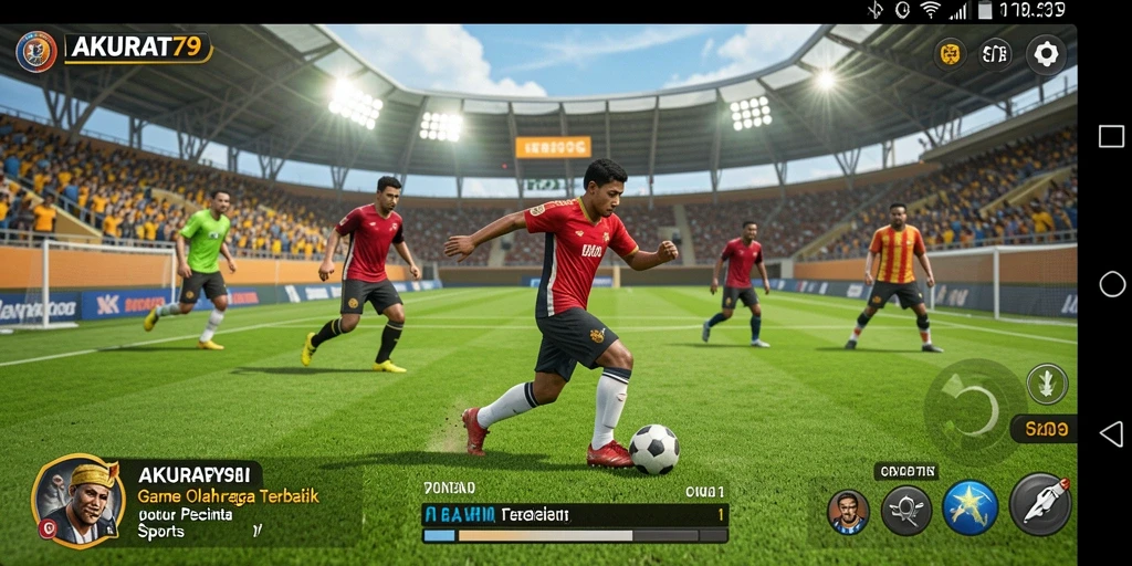 Tangkapan layar dari gameplay seru AKURAT79 yang menunjukkan aksi olahraga.