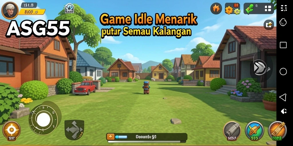 Tampilan gameplay yang menarik dan menghibur dari game Idle ini.