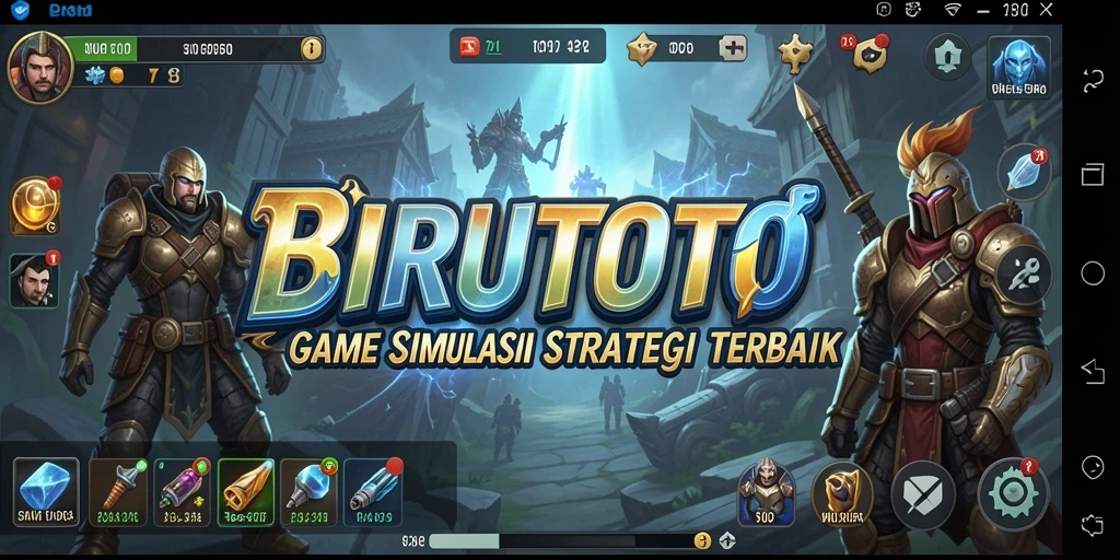 Tangkapan layar menampilkan gameplay SLG yang intens dan menarik.
