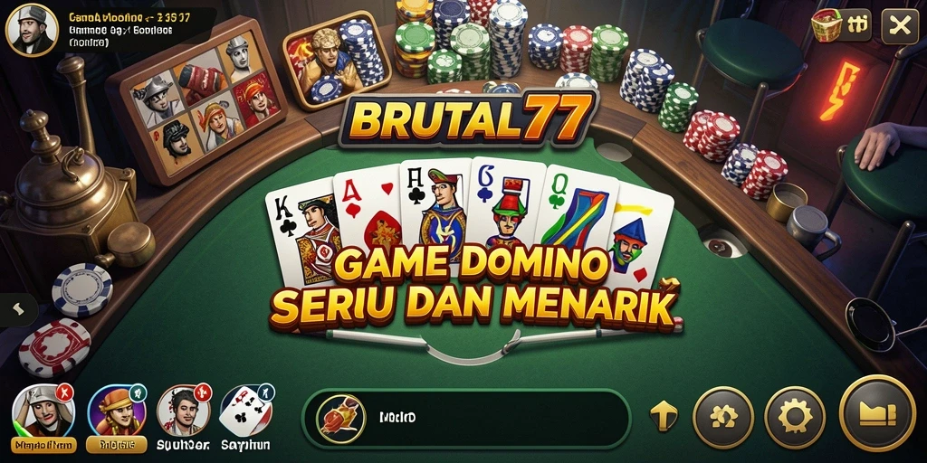 Tampilan gameplay seru dari BRUTAL77 yang menarik.
