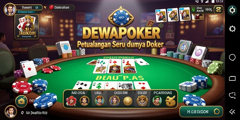 Tampilan menarik dari gameplay DEWAPOKER yang penuh tantangan.