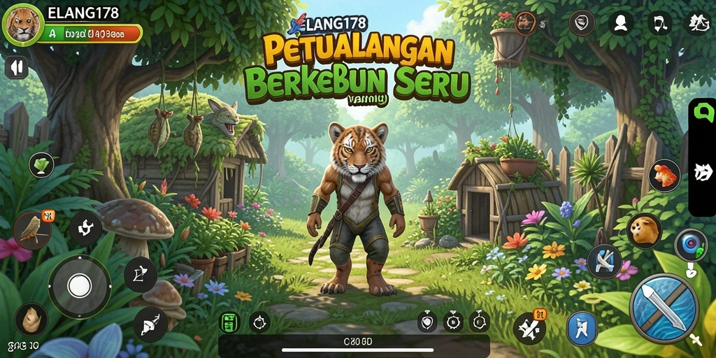 Tampilan gameplay ELANG178 yang menawan dalam pertanian.