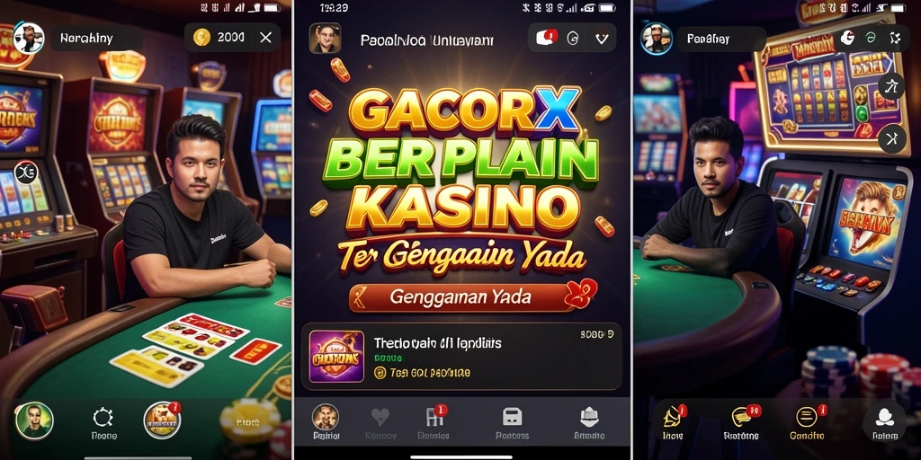 Tampilan menarik dari gameplay Kasino di GACORX