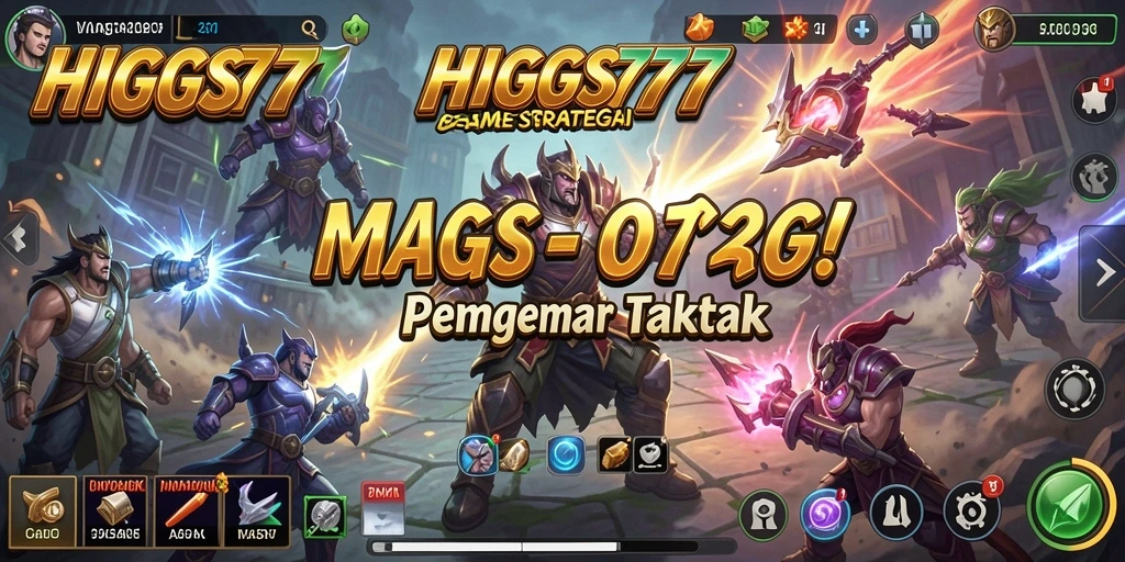 Tampilan seru gameplay HIGGS777 dalam aksi strategi.