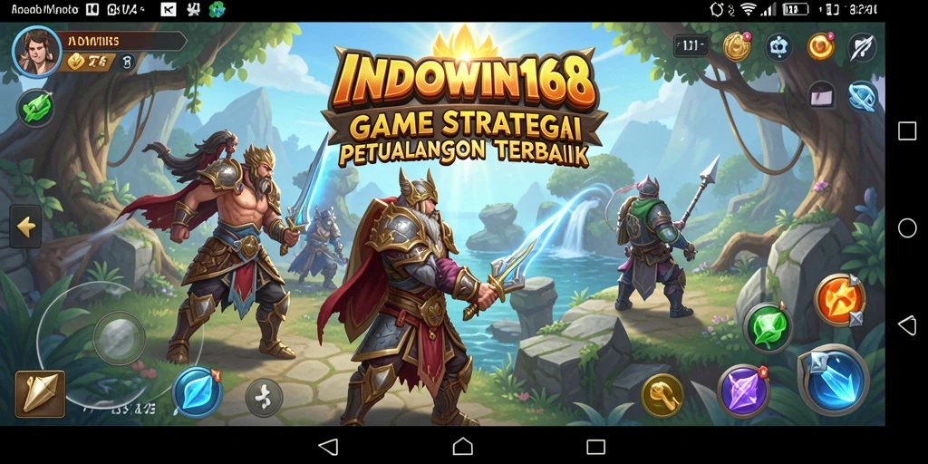Tampilan gameplay memukau yang menunjukkan aksi pertempuran dalam INDOWIN168.