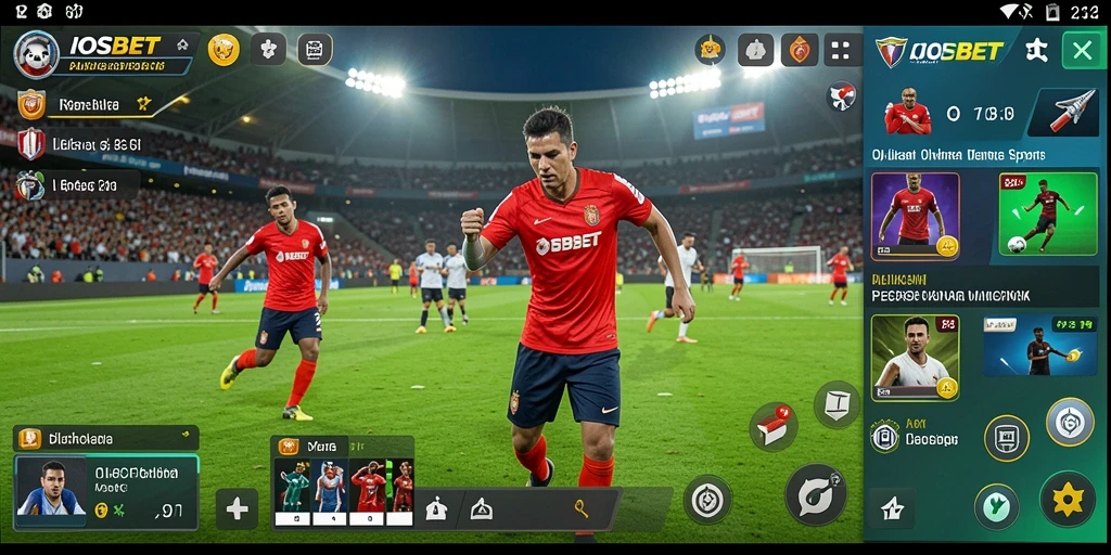 Tampilan menarik dari gameplay IOSBET dengan berbagai fitur olahraga.
