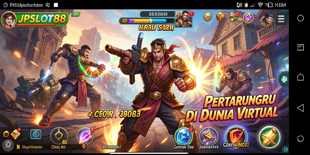 Screenshot gameplay JPSLOT88 yang seru dan mendebarkan.