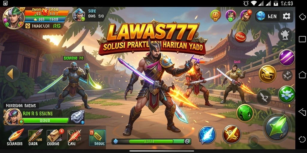 Tampilan aplikasi LAWAS777 dengan fitur pengingat dan catatan digital.