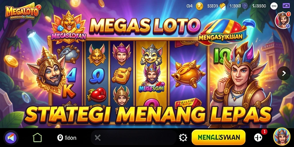 Tampilan gameplay yang intens dan strategi di MEGASLOTO.