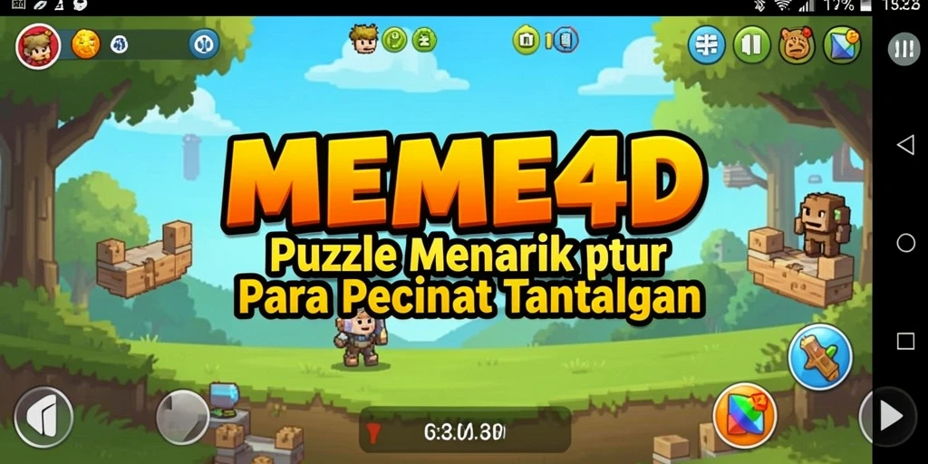 Gameplay <strong>MEME4D</strong> yang penuh warna dan menantang, menarik untuk dimainkan.