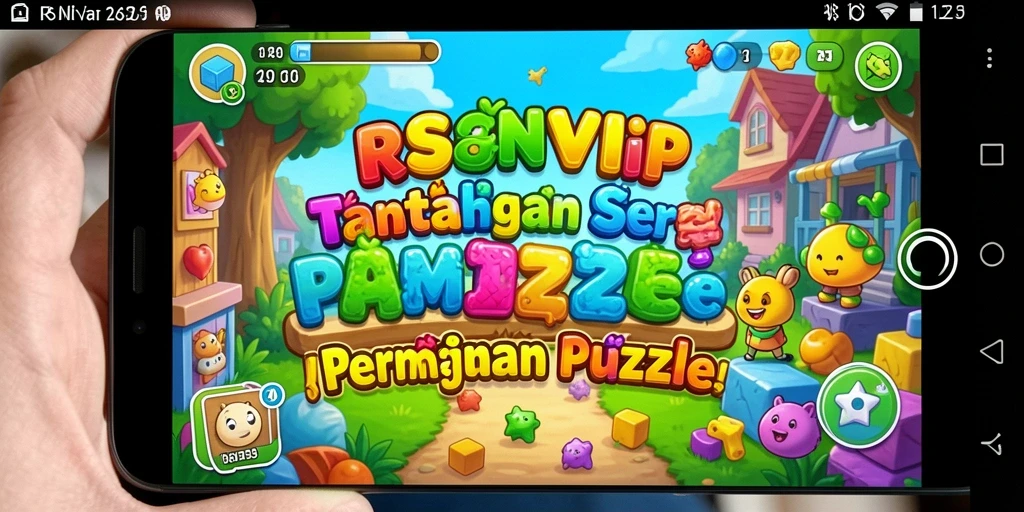 Tampilan gameplay RSNVIP dengan teka-teki menarik dan grafis menawan.