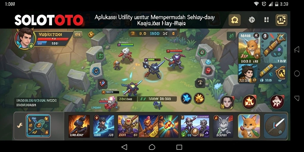 Tampilan antarmuka aplikasi SOLOTOTO yang intuitif dan user-friendly.